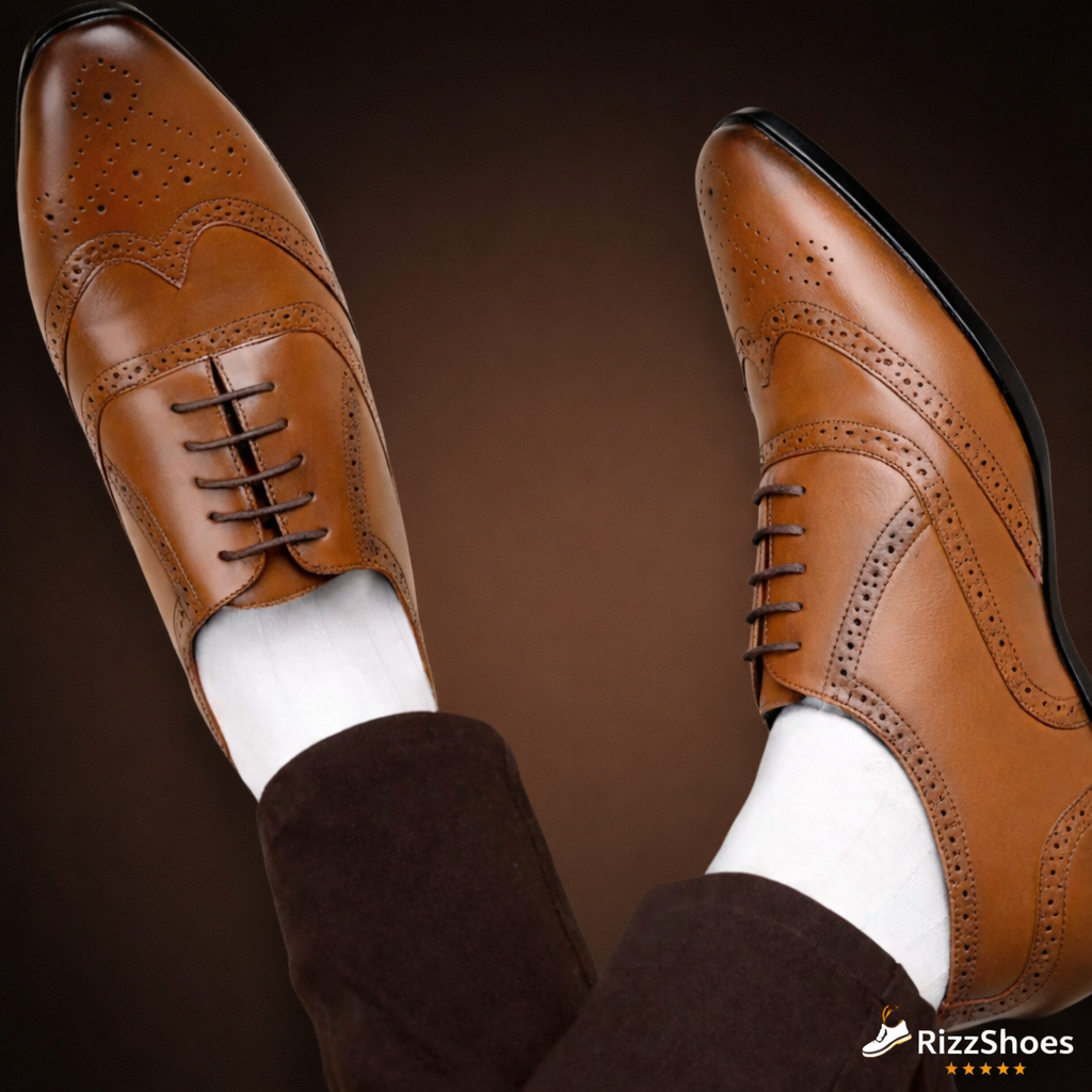 Rizzshoes-Formal Brown