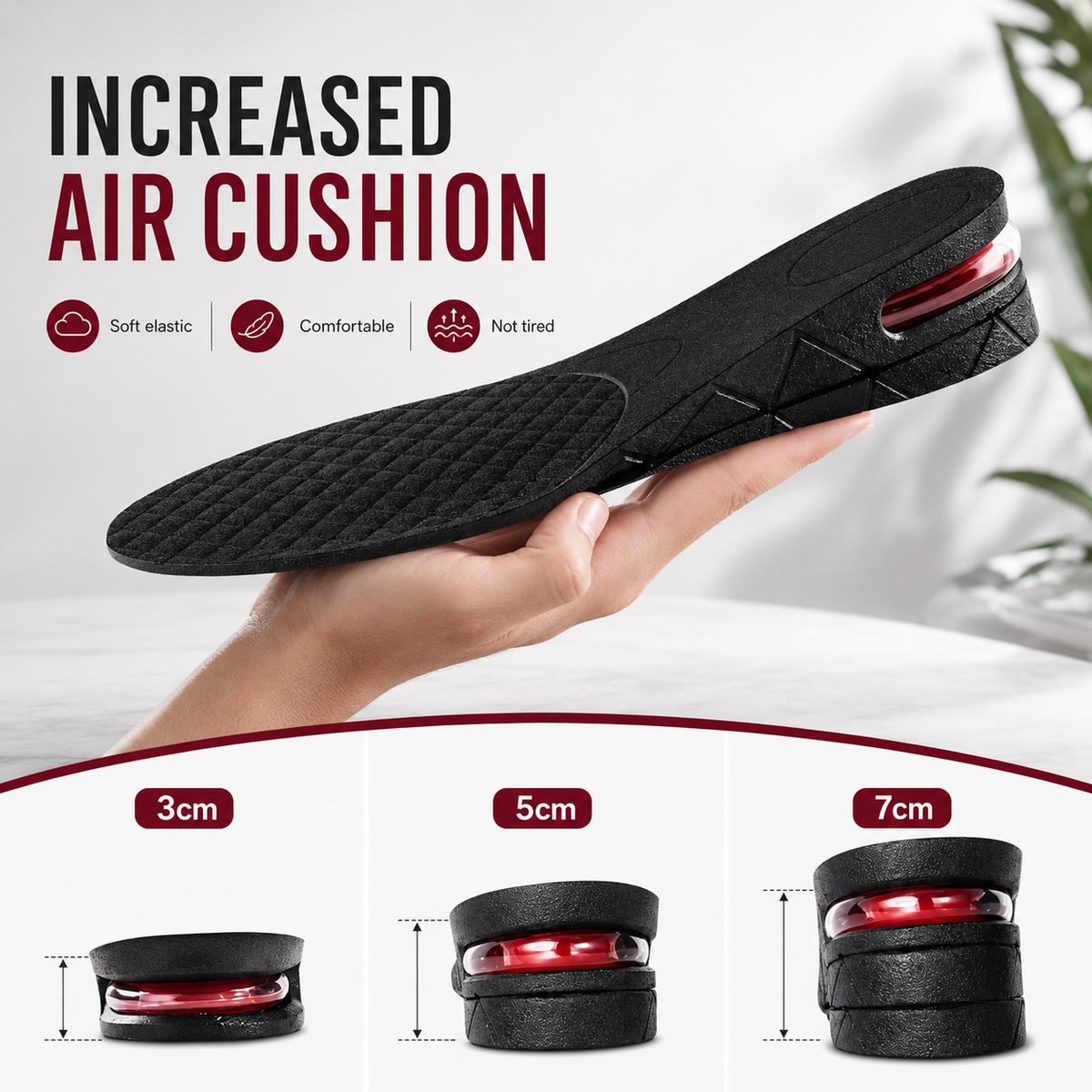 Height Increase Shoe Insoles