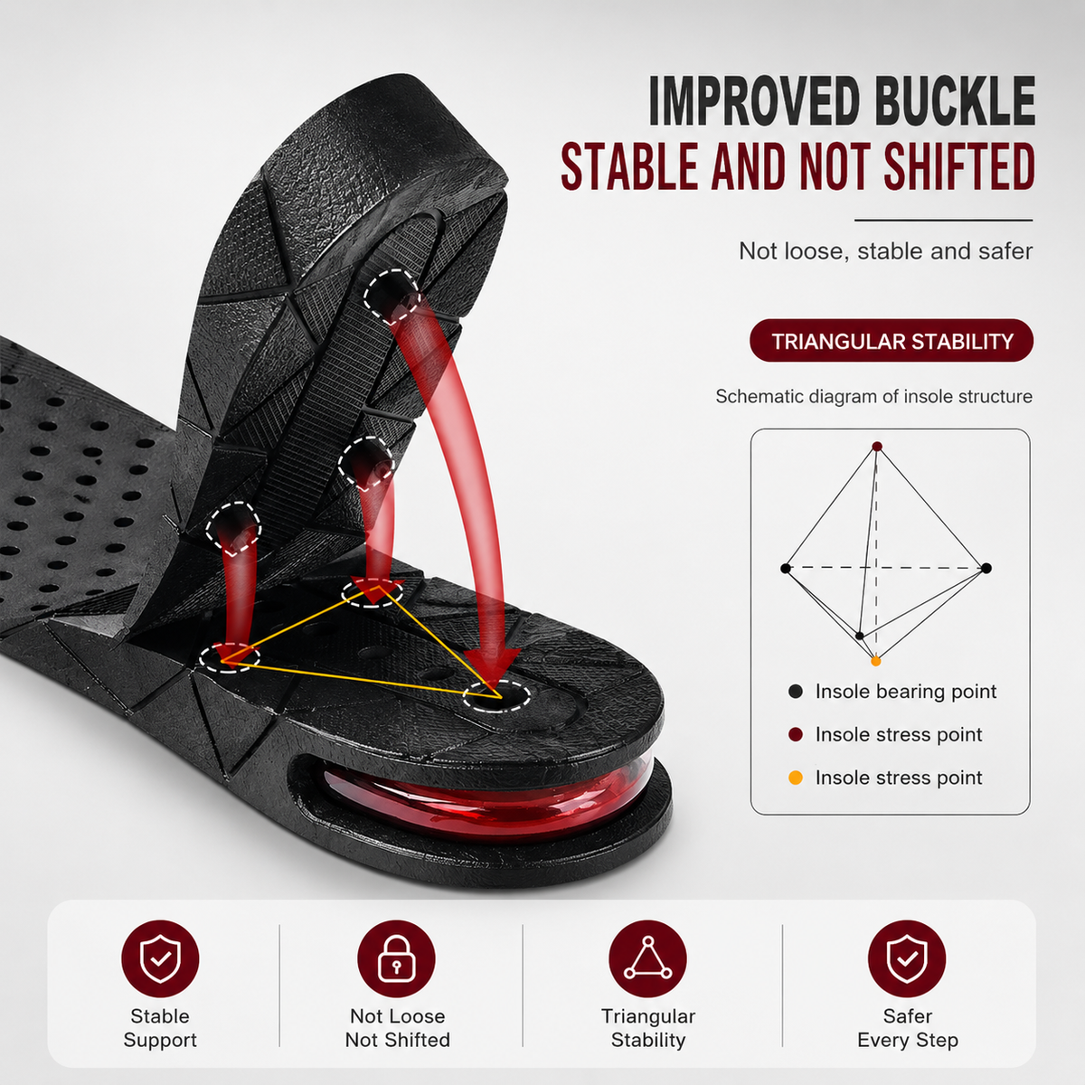 Height Increase Shoe Insoles