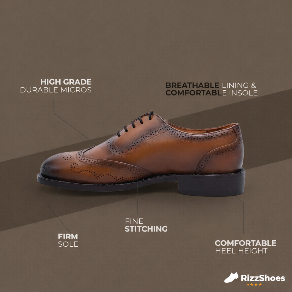 Rizzshoes-Formal Brown