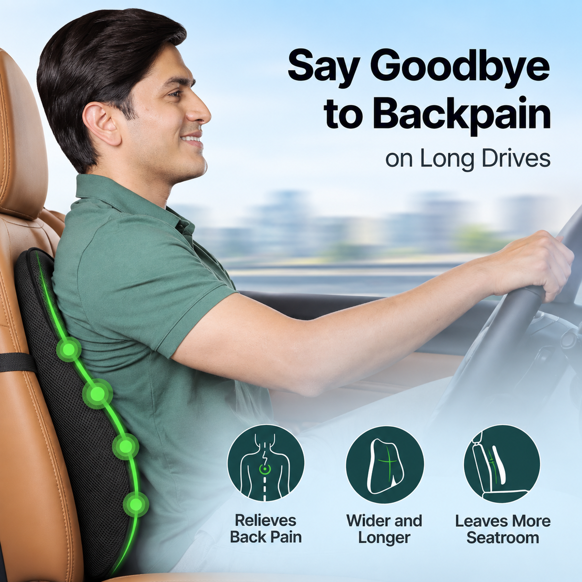 Ultimate Car Backrest Cushion