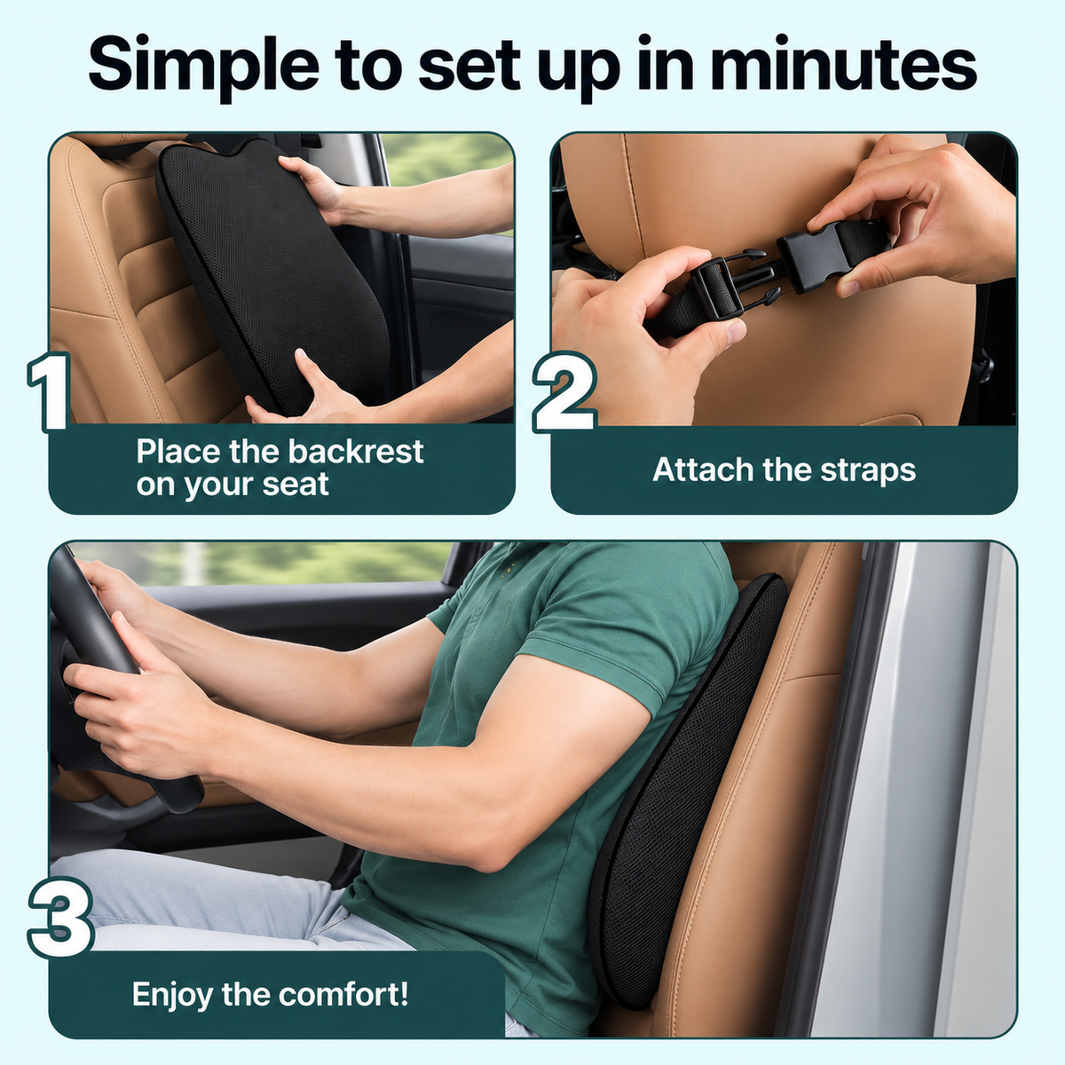 Ultimate Car Backrest Cushion