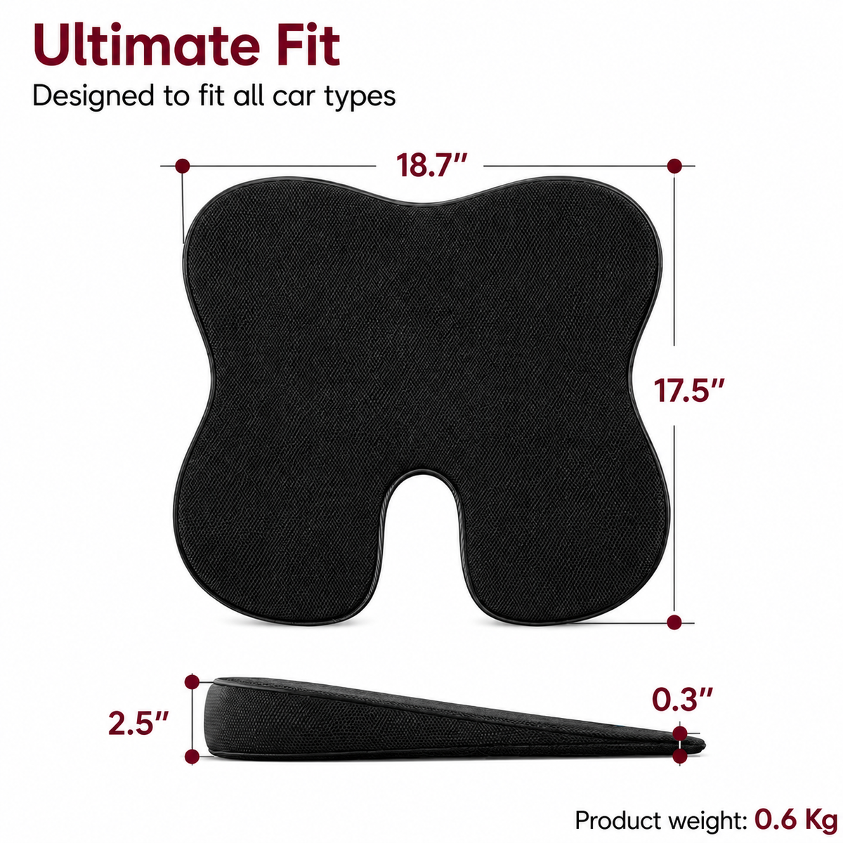 Ultimate Car Wedge Seat Cushion