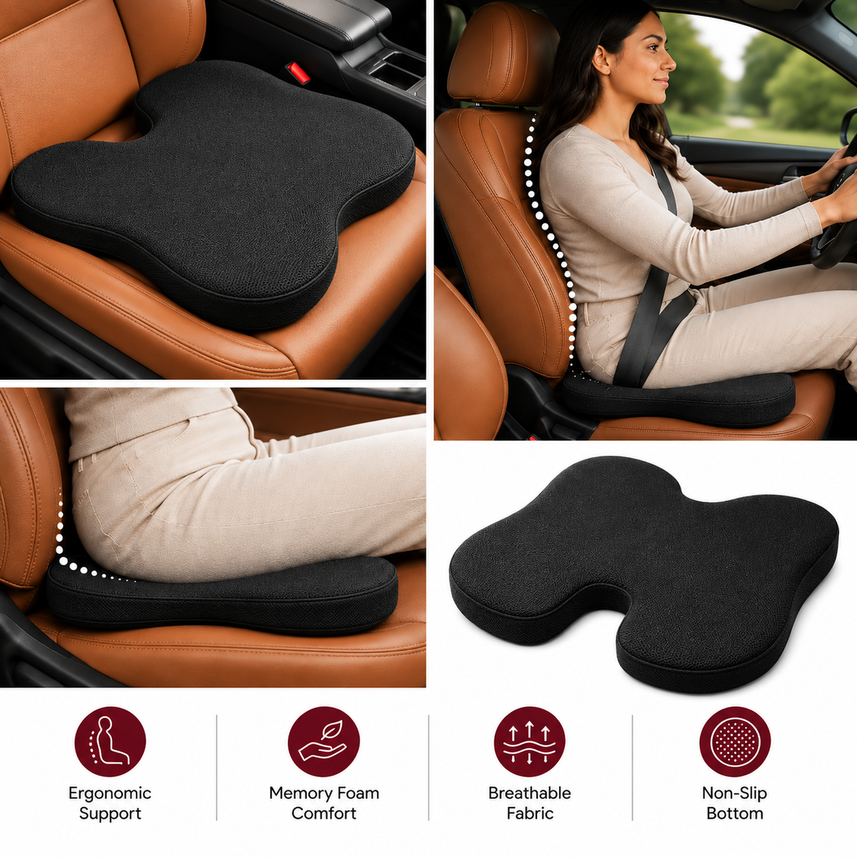 Ultimate Car Wedge Seat Cushion