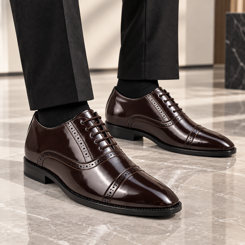 Elevator - Formal Brown Shoes