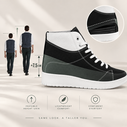 Modern Elevator Sneakers with 7.62 CM Hidden Lift