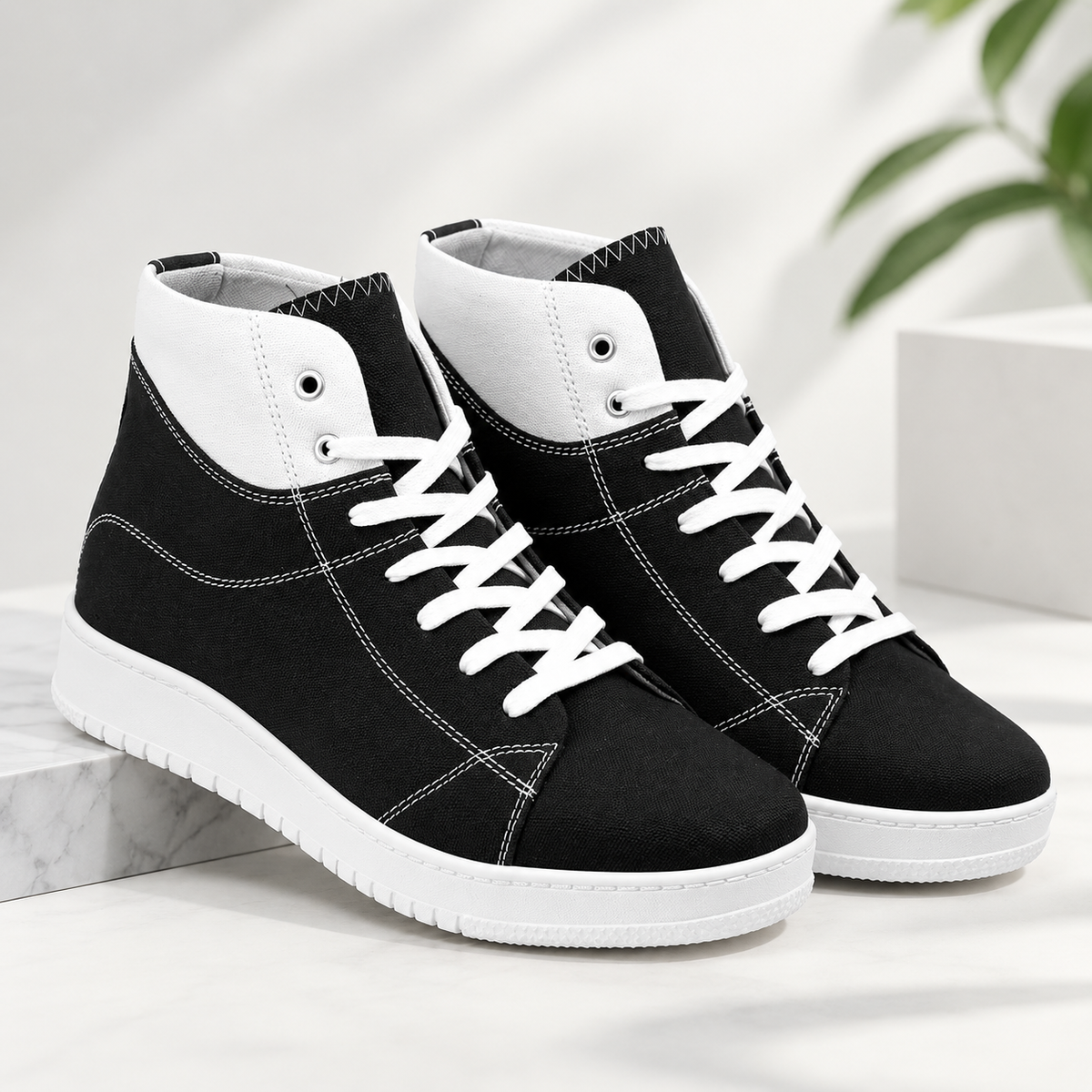 Modern Elevator Sneakers with 7.62 CM Hidden Lift