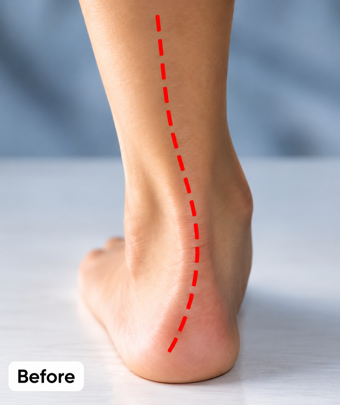 Foot alignment before AltaFit insoles