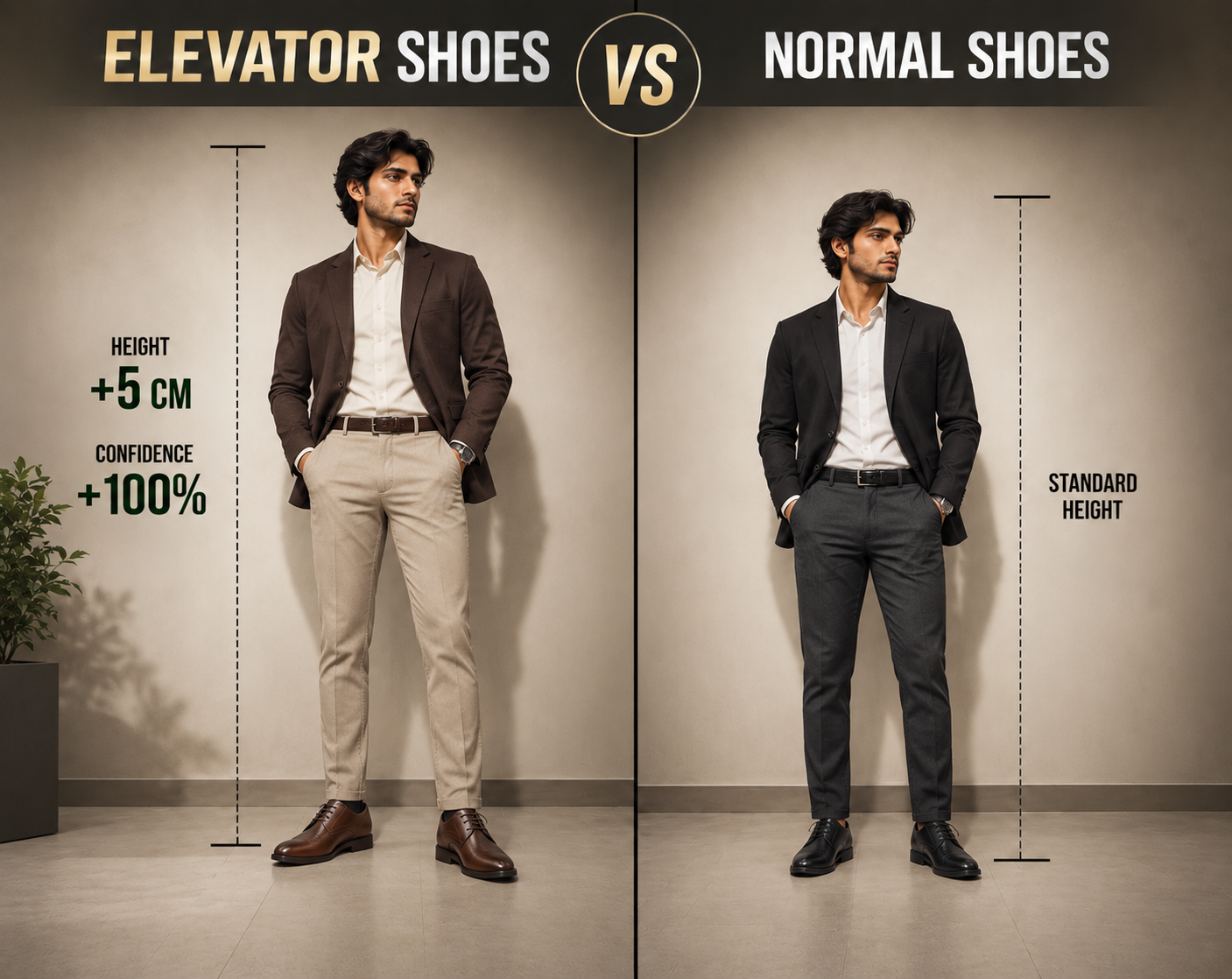 RIZZSHOES vs Normal Shoes Comparison