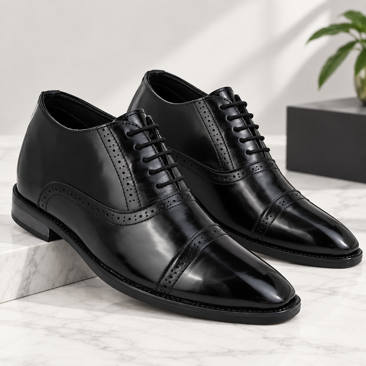 Elevator - Formal Black Shoes