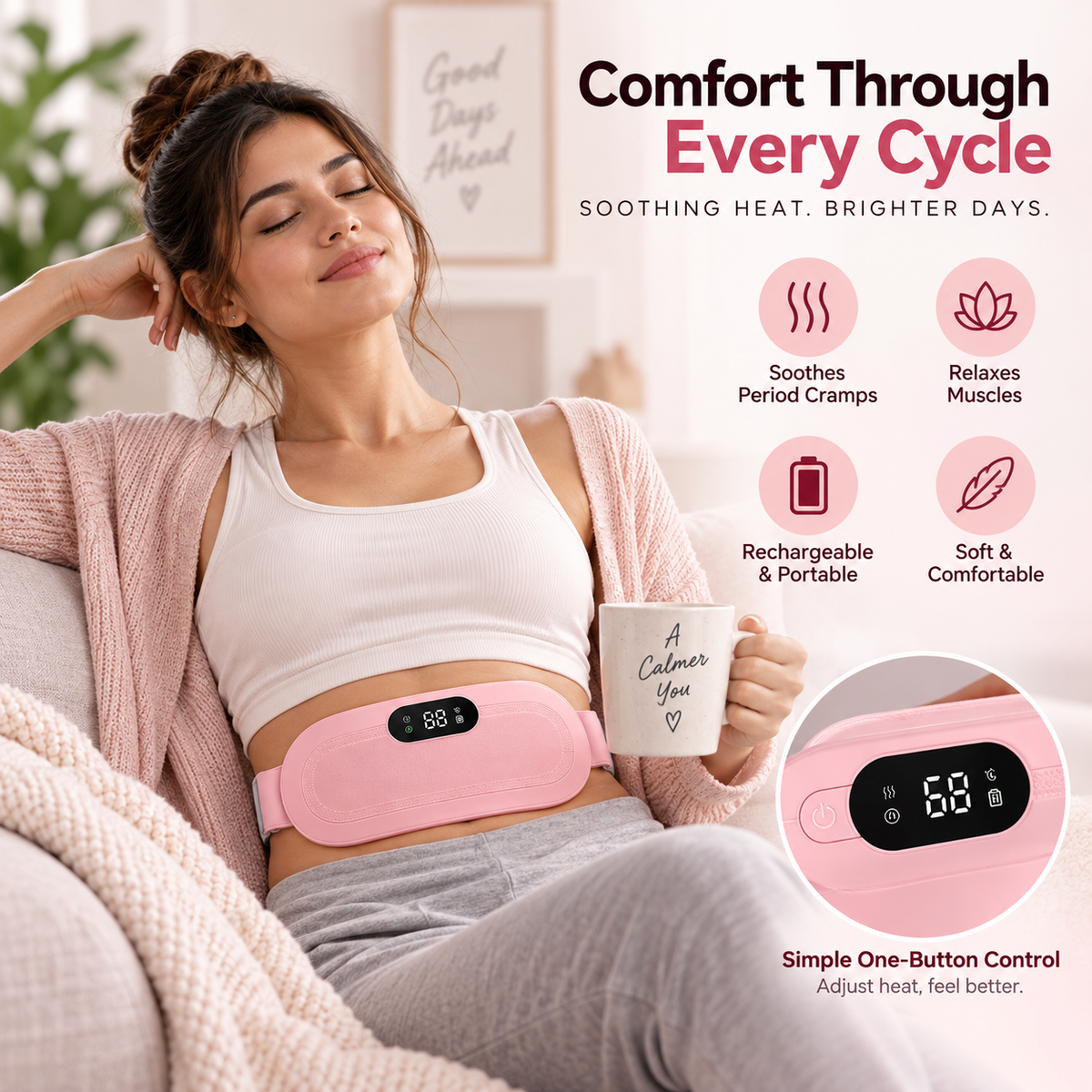 Period Cramp Relief Belt ❤️